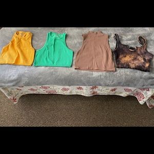 left to right : shein ( medium ) shein (medium ) zara ( Large ) shein ( large )